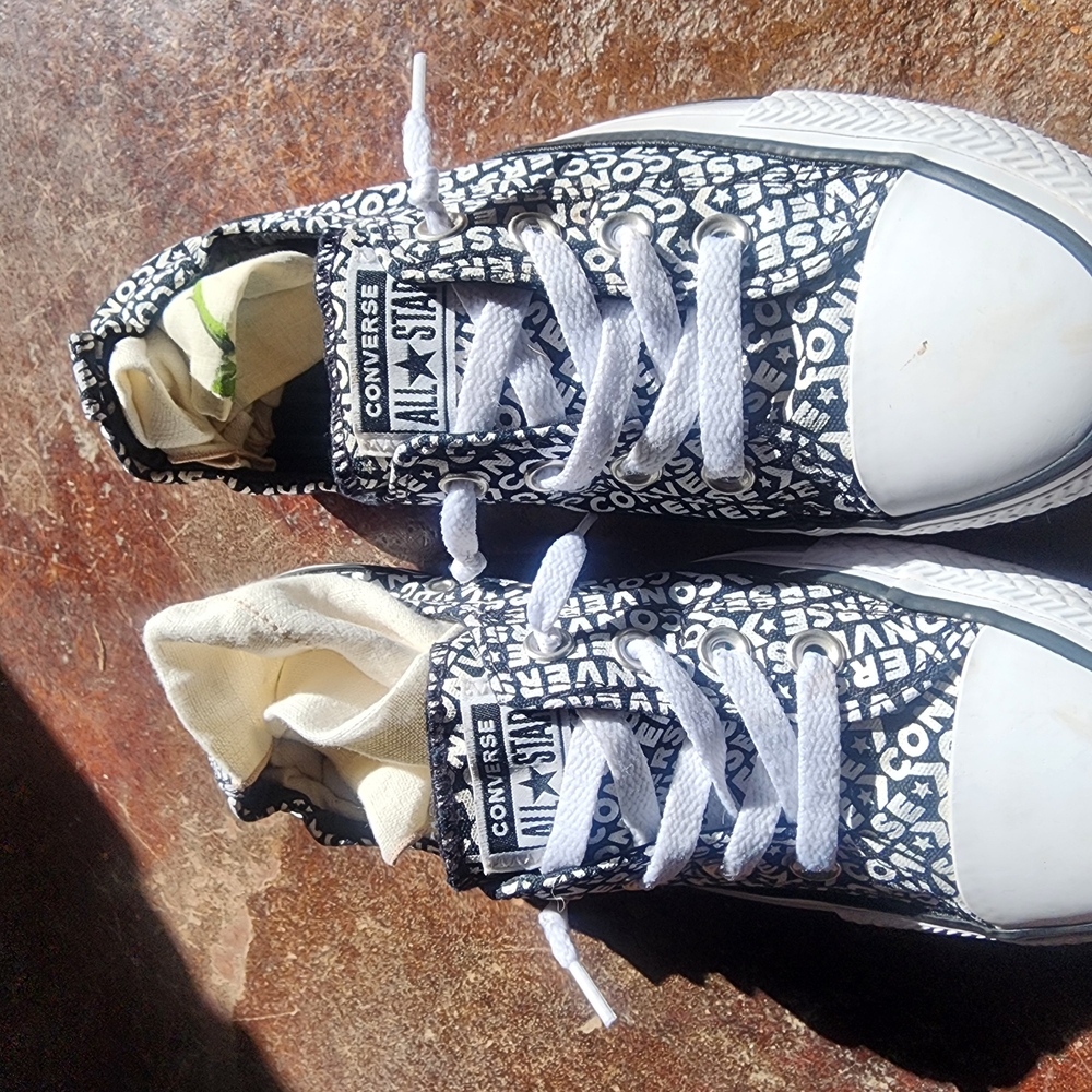 Converse Black and White Sneakers